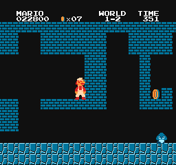 Mario stuck in a location where he needs to backtrack to continue.